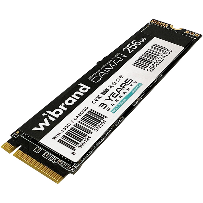 SSD накопитель WIBRAND Caiman 256GB M.2 2280 NVMe PCIe 3.0 x 4 (WIM.2SSD/CA256GB) Назначение жесткого диска для ноутбука