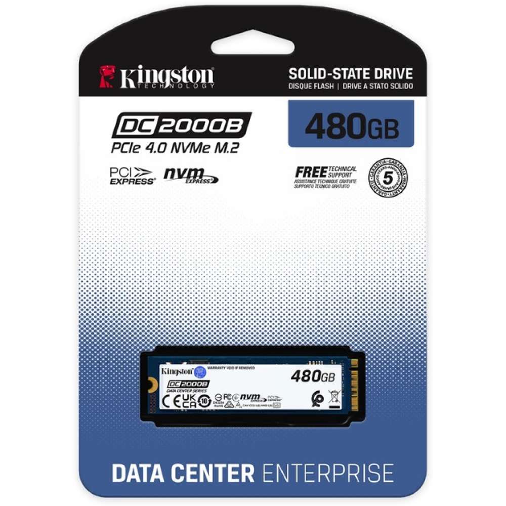 SSD накопитель KINGSTON M.2 DC2000B 480G (SEDC2000BM8/480G) Форм-фактор M.2