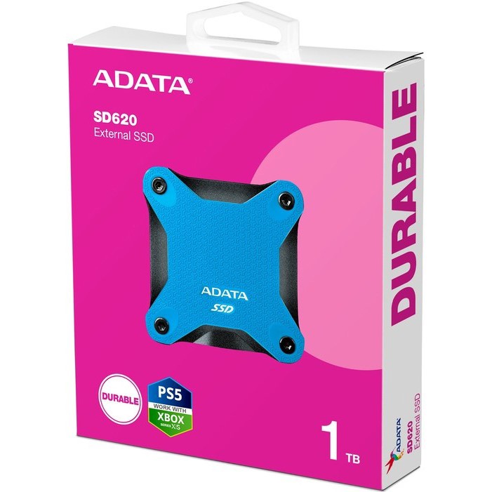 Фото Зовнішній SSD накопичувач ADATA SD620 1TB USB 3.2 Blue (SD620-1TCBL)