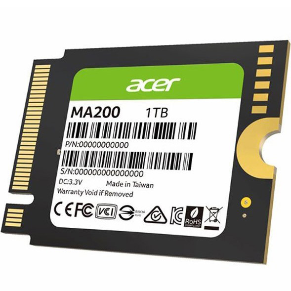 SSD накопичувач ACER MA200 1TB M.2 2230 (BL.9BWWA.154) Призначення жорсткого диска для ноутбука