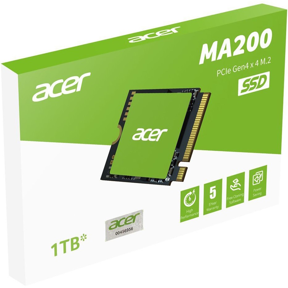 Зовнішній вигляд SSD накопичувач ACER MA200 1TB M.2 2230 (BL.9BWWA.154)