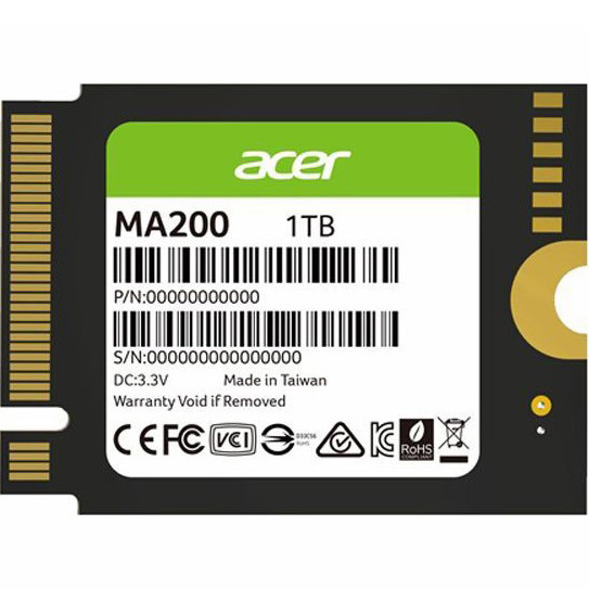 SSD накопичувач ACER MA200 1TB M.2 2230 (BL.9BWWA.154)