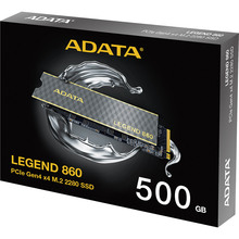 SSD накопитель ADATA M.2 2280 500GB (SLEG-860-500GCS)