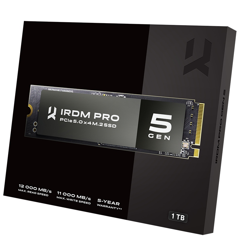 SSD int. GOODRAM SSD 1TB IRDM Pro Gen5 (IRP-SSDPR-P54S-1K0-80) Тип твердотельный накопитель (SSD)