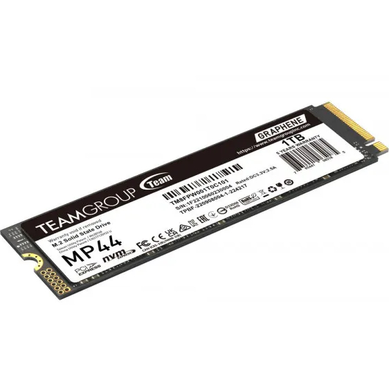SSD накопитель TEAM MP44 1TB (TM8FPW001T0C101) Тип твердотельный накопитель (SSD)