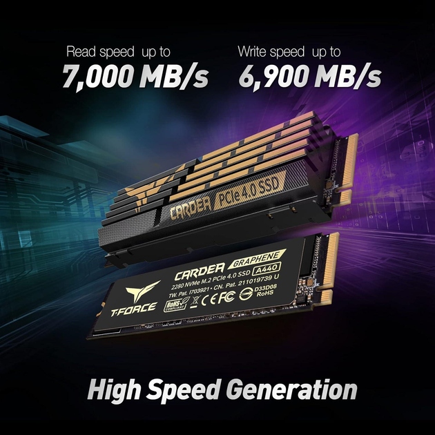 Изображение SSD накопитель TEAM T-FORCE CARDEA A440 2TB (TM8FPZ002T0C327)
