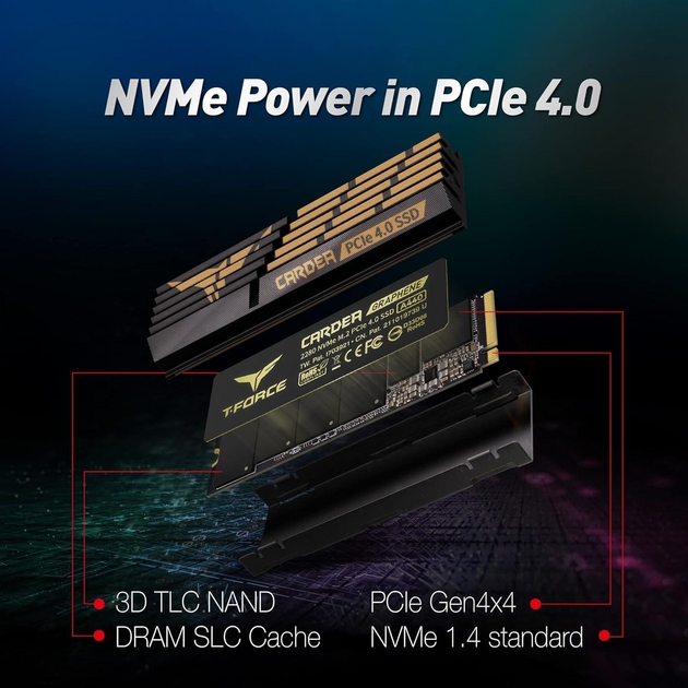 Заказать SSD накопитель TEAM T-FORCE CARDEA A440 2TB (TM8FPZ002T0C327)