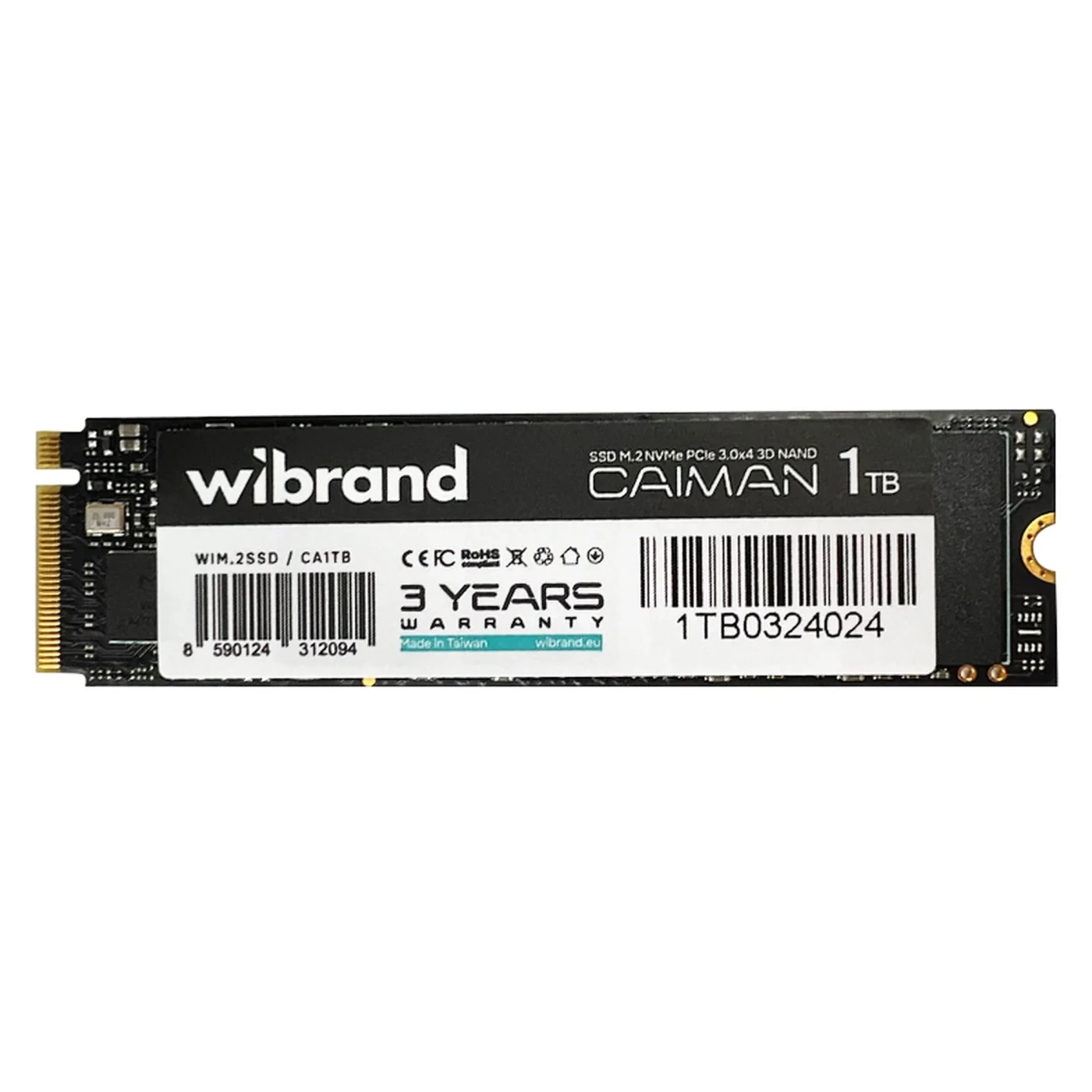 SSD накопитель WIBRAND M.2 2280 1TB Caiman (WIM.2SSD/CA1TB) SSD накопитель WIBRAND M.2 2280 1TB Caiman (WIM.2SSD/CA1TB)