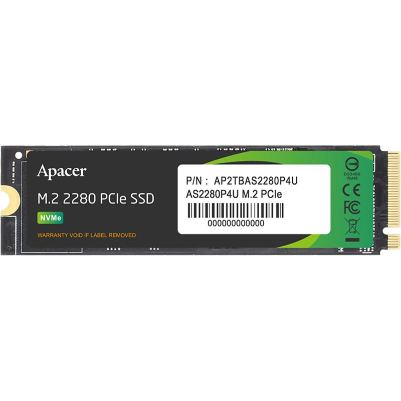 SSD накопичувач APACER M.2 2280 1TB (AP1TBAS2280P4U-1) SSD накопичувач APACER M.2 2280 1TB (AP1TBAS2280P4U-1)