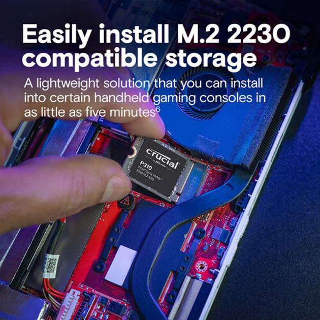 SSD накопитель MICRON M.2 2230 1TB P310 (CT1000P310SSD2) Назначение жесткого диска для настольного компьютера