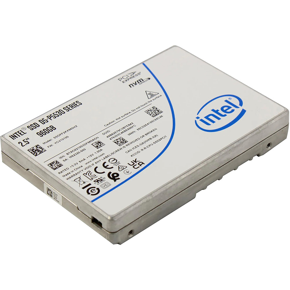 SSD накопитель INTEL D5-P5530 960GB (SSDPF2KX960HZN1) Назначение жесткого диска для сервера