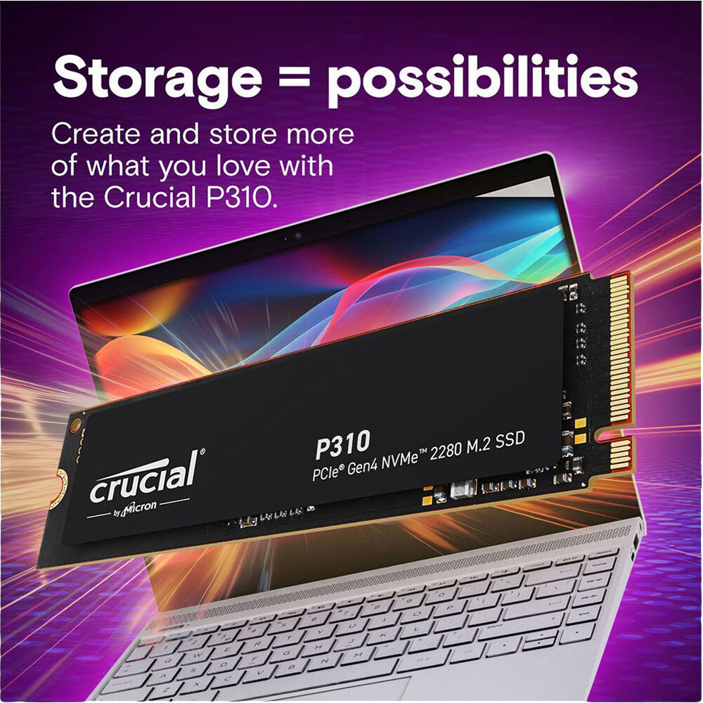 Зовнішній вигляд SSD накопичувач MICRON M.2 2280 1TB P310 (CT1000P310SSD8)