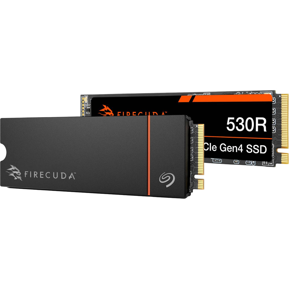 SSD накопичувач SEAGATE M.2 2280 2TB FireCuda 530R with Heatsink (ZP2000GM3A073) Форм-фактор M.2