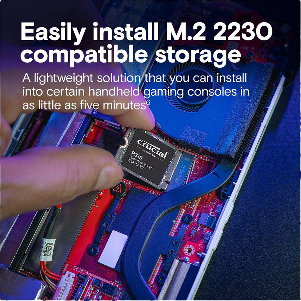 Зовнішній вигляд SSD накопичувач MICRON M.2 2230 2TB P310 (CT2000P310SSD2)