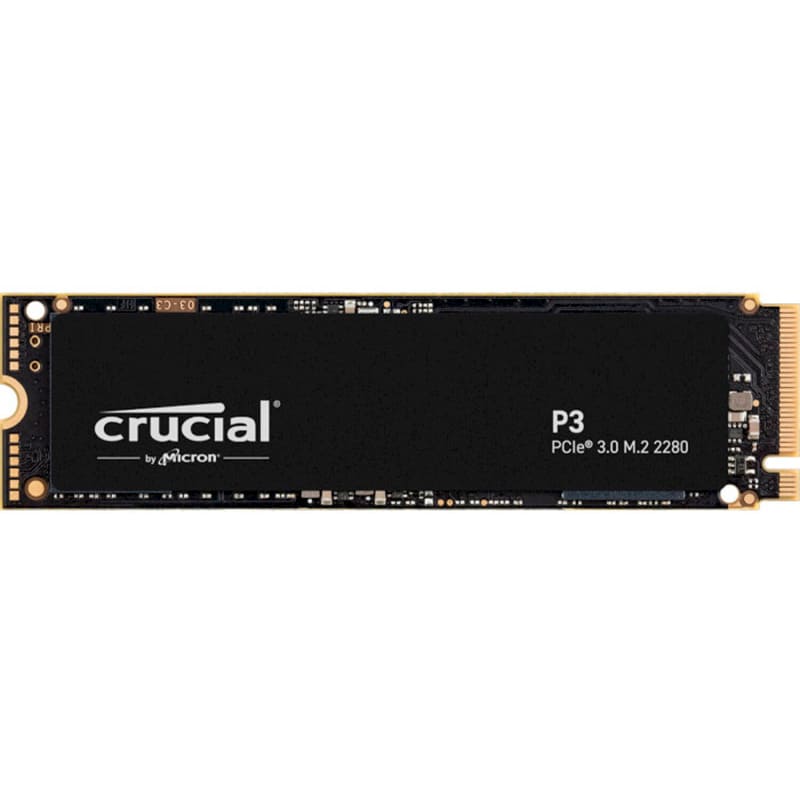 SSD накопичувач MICRON Crucial P3 500GB M.2 2280 NVMe 3D NAND TLC (CT500P3SSD8) SSD накопичувач MICRON Crucial P3 500GB M.2 2280 NVMe 3D NAND TLC (CT500P3SSD8)