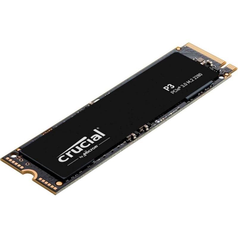 SSD накопичувач MICRON Crucial P3 500GB M.2 2280 NVMe 3D NAND TLC (CT500P3SSD8) Тип твердотільний накопичувач (SSD)