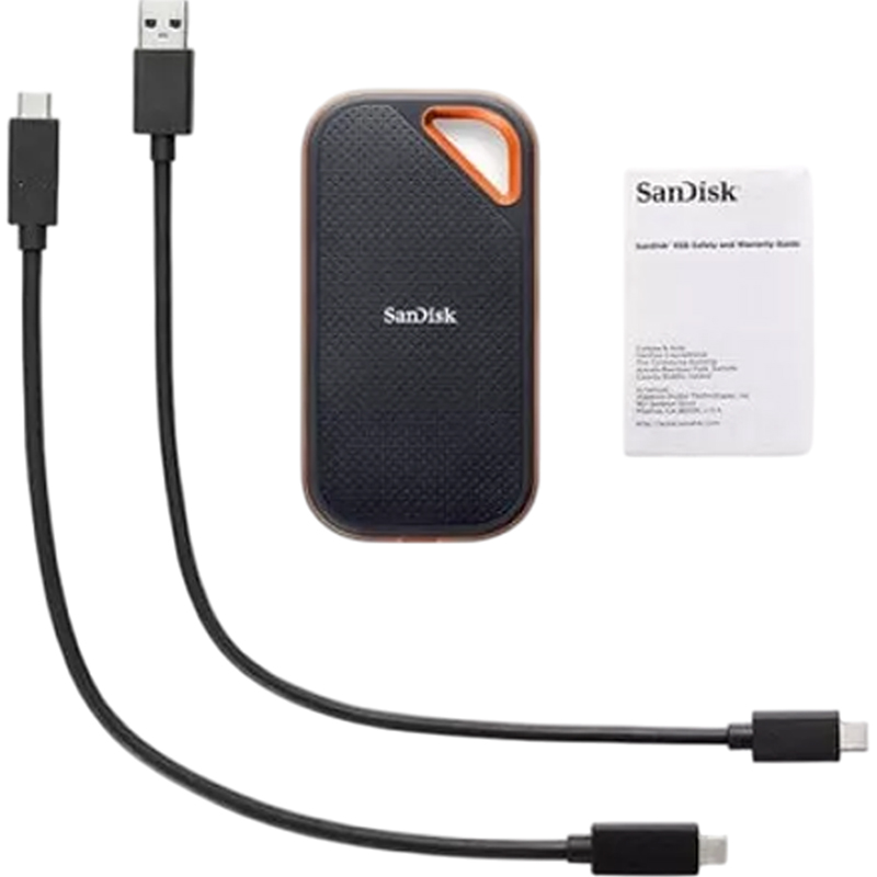 SSD накопитель SANDISK Extreme PRO V2 4TB USB 3.2 (SDSSDE81-4T00-G25) Емкость 4 Тб