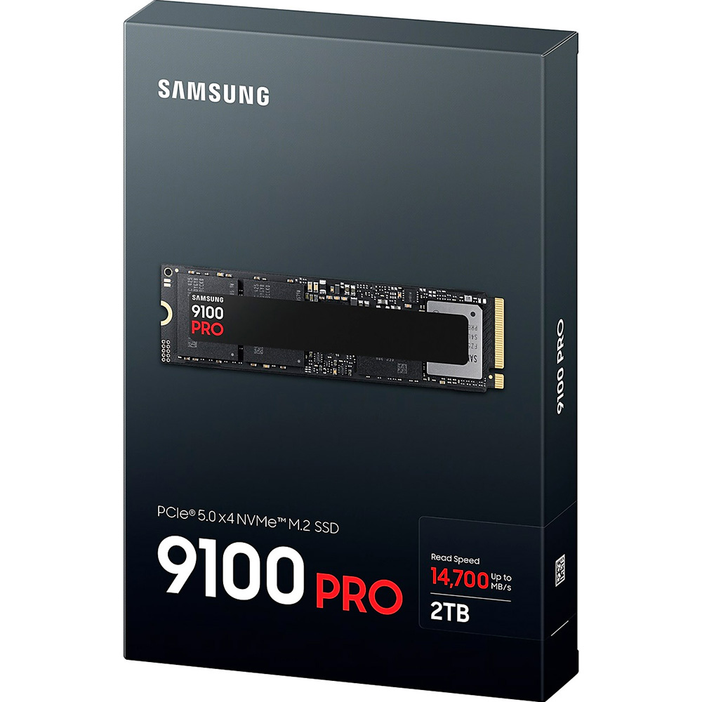 SSD накопичувач SAMSUNG 9100 Pro 2TB M.2 (MZ-VAP2T0BW) Ємність 2 Тб