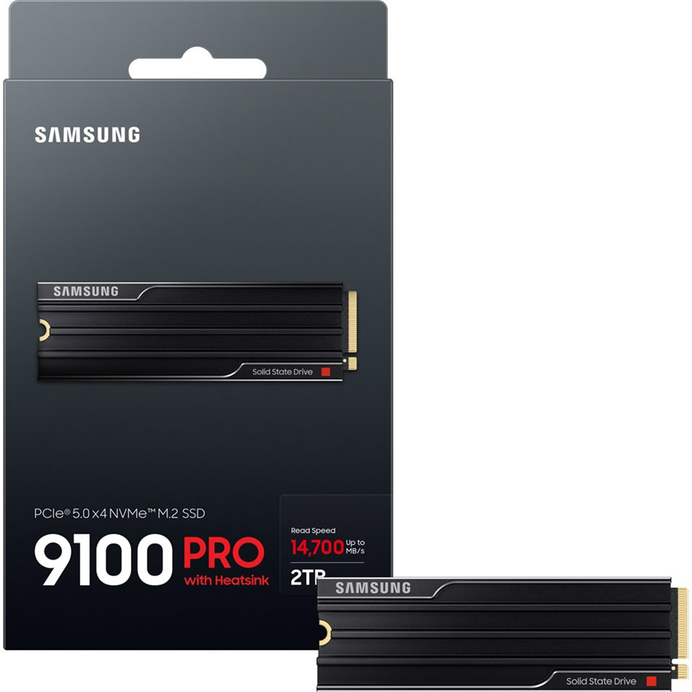 Замовити SSD накопичувач SAMSUNG 9100 Pro with Heatsink 2TB M.2 (MZ-VAP2T0CW)