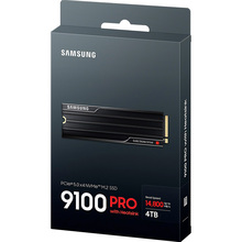 SSD накопичувач SAMSUNG 9100 Pro with Heatsink 4TB M.2 (MZ-VAP4T0CW)