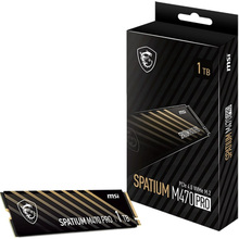 SSD накопитель MSI Spatium M470 Pro 1TB M.2 2280 NVMe 3D NAND TLC (S78-440L0J0-P83)