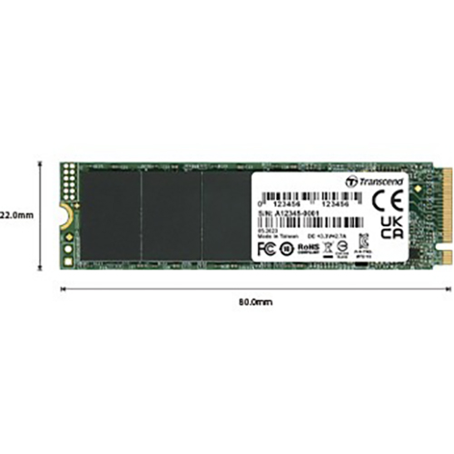 SSD накопичувач TRANSCEND MTE115S 1TB M.2 2280 Gen3x4 TLC (TS1TMTE115S) Призначення жорсткого диска для настільного комп'ютера