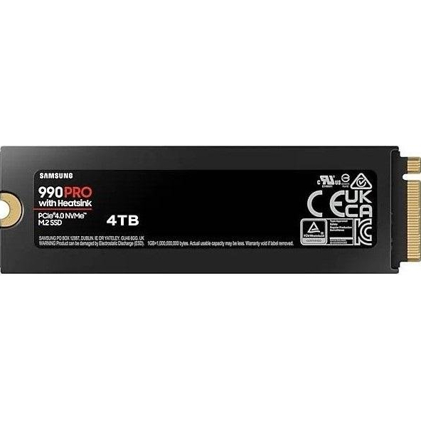 SSD накопитель SAMSUNG 990 PRO 4TB NVMe with Heatsink (MZ-V9P4T0CW) Назначение жесткого диска для настольного компьютера