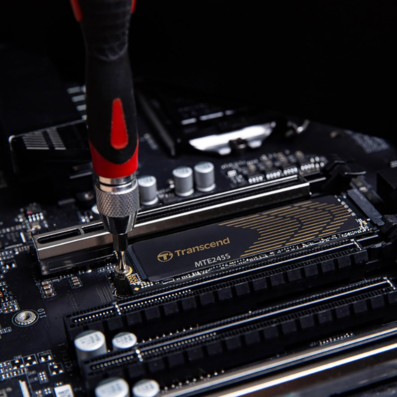 SSD накопичувач TRANSCEND MTE245S 1TB NVMe M.2 2280 PCIe 4.0 x4 3D NAND TLC (TS1TMTE245S) Ємність 1 Тб