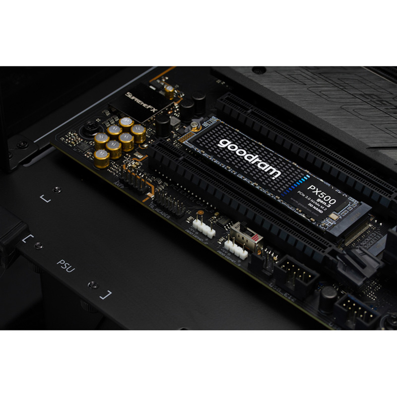 Фото SSD накопичувач GOODRAM Gen.3 256GB M.2 2280 PCIe 3.0 x4 NVMe 3D NAND QLC (SSDPR-PX500-256-80-G3)