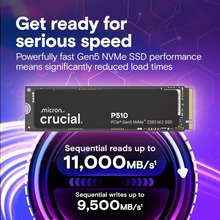 SSD накопичувач MICRON 1TB M.2 PCIe 5.0 P510 (CT1000P510SSD8)