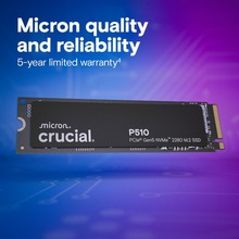 SSD накопичувач MICRON 1TB M.2 PCIe 5.0 P510 (CT1000P510SSD8)