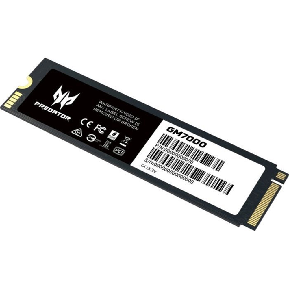 SSD накопичувач ACER M.2 2280 512GB GM7000 Predator (BL.9BWWR.104) Форм-фактор M.2