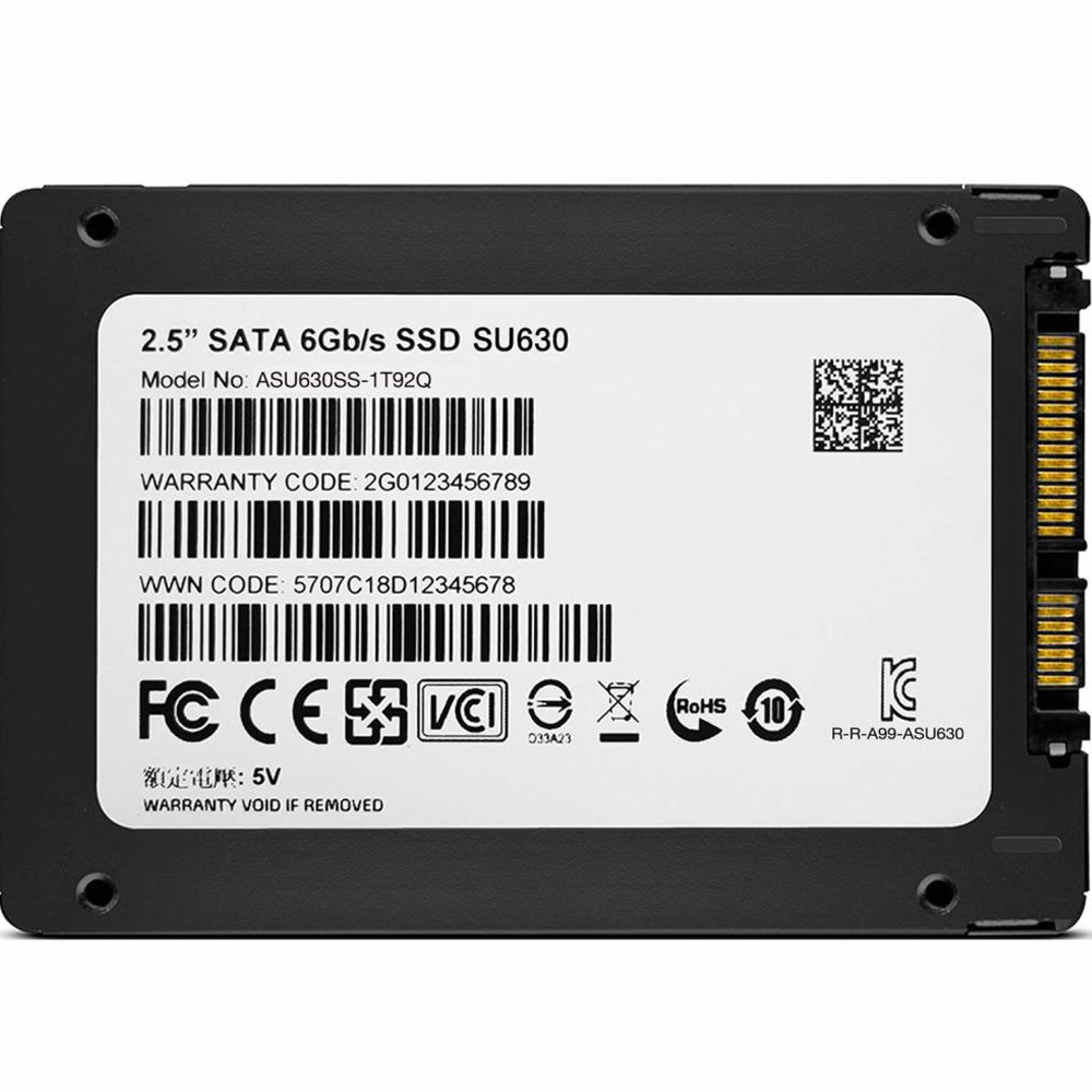 SSD накопичувач ADATA 2.5" 1,92TB (ASU630SS-1T92Q-R)