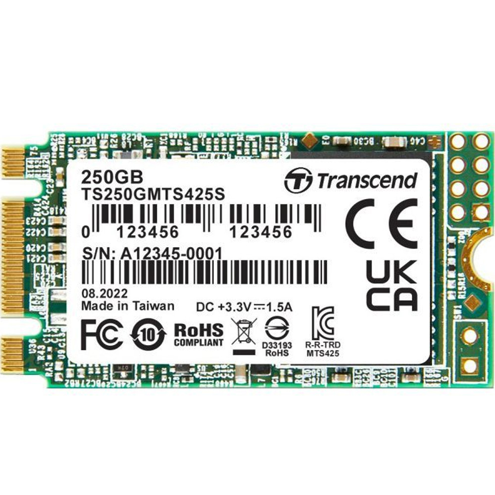 SSD накопичувач TRANSCEND M.2 2242 250GB (TS250GMTS425S)