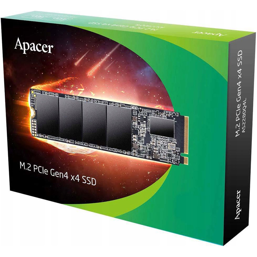 Зовнішній вигляд SSD накопичувач APACER M.2 2280 256GB (AP256GAS2280Q4L-1)