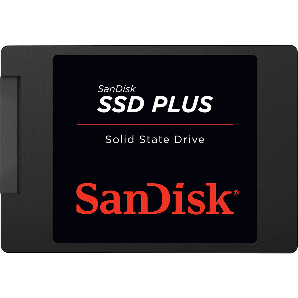 

SSD накопитель SANDISK SSD Plus 2.5" 480GB TLC (SDSSDA-480G-G26), 2.5" SanDisk Plus 480GB SATA TLC