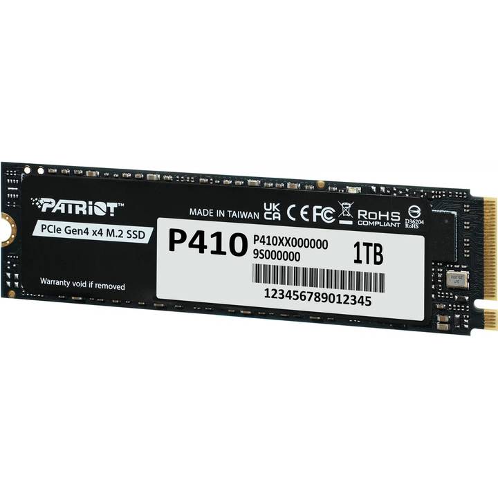 SSD накопичувач PATRIOT M.2 2280 1TB (P410P1TBM28H) Призначення жорсткого диска для ноутбука