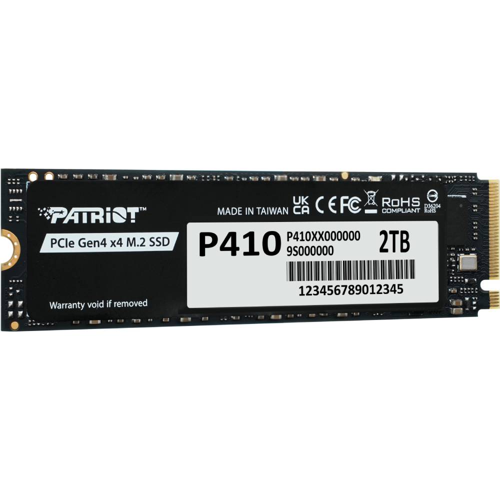 SSD накопичувач PATRIOT M.2 2280 2TB (P410P2TBM28H) Призначення жорсткого диска для ноутбука