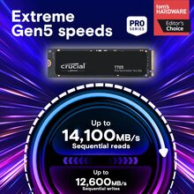 SSD накопичувач MICRON Crucial T705 4TB (CT4000T705SSD3)