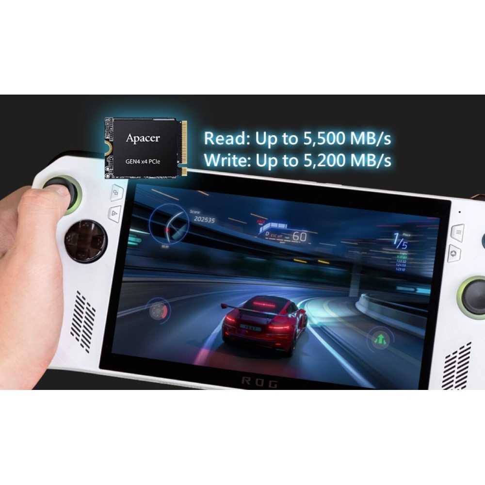 SSD накопитель APACER PE4430-R 2TB (AP3BE4430RI-0001) Тип твердотельный накопитель (SSD)