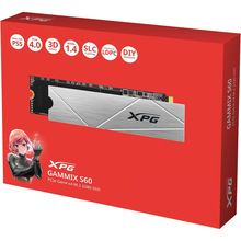 SSD накопичувач ADATA M.2 2280 512GB XPG GAMMIX S60 (AGAMMIXS60-512G-CS)