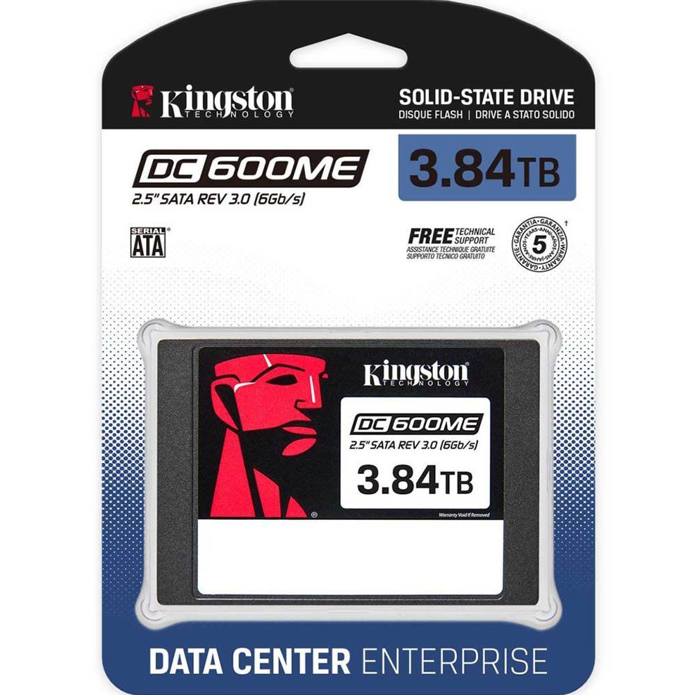 SSD накопитель KINGSTON 2.5" 3.84TB (SEDC600ME/3840G) Тип твердотельный накопитель (SSD)