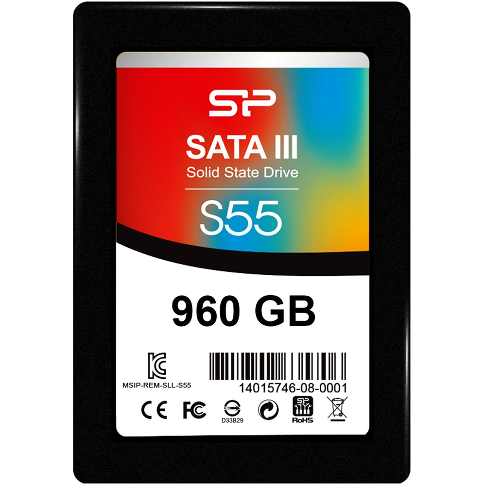 SSD накопитель SILICON POWER S55 2.5" 960GB SATA (SP960GBSS3S55S25)