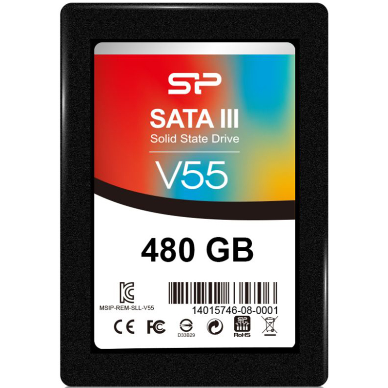 SSD накопитель SILICON POWER V55 2.5" 480GB SATA (SP480GBSS3V55S25)