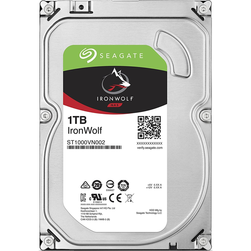 

Жесткий диск SEAGATE 1Tb 64Mb (ST1000VN002), 1Tb 5900rpm 64Mb SATAIII ST1000VN002