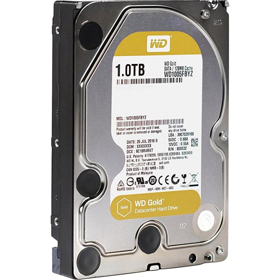 Жорсткий диск Western Digital Gold 1TB 7200rpm 128MB WD1005FBYZ 3.5" SATA III Призначення жорсткого диска для настільного комп'ютера