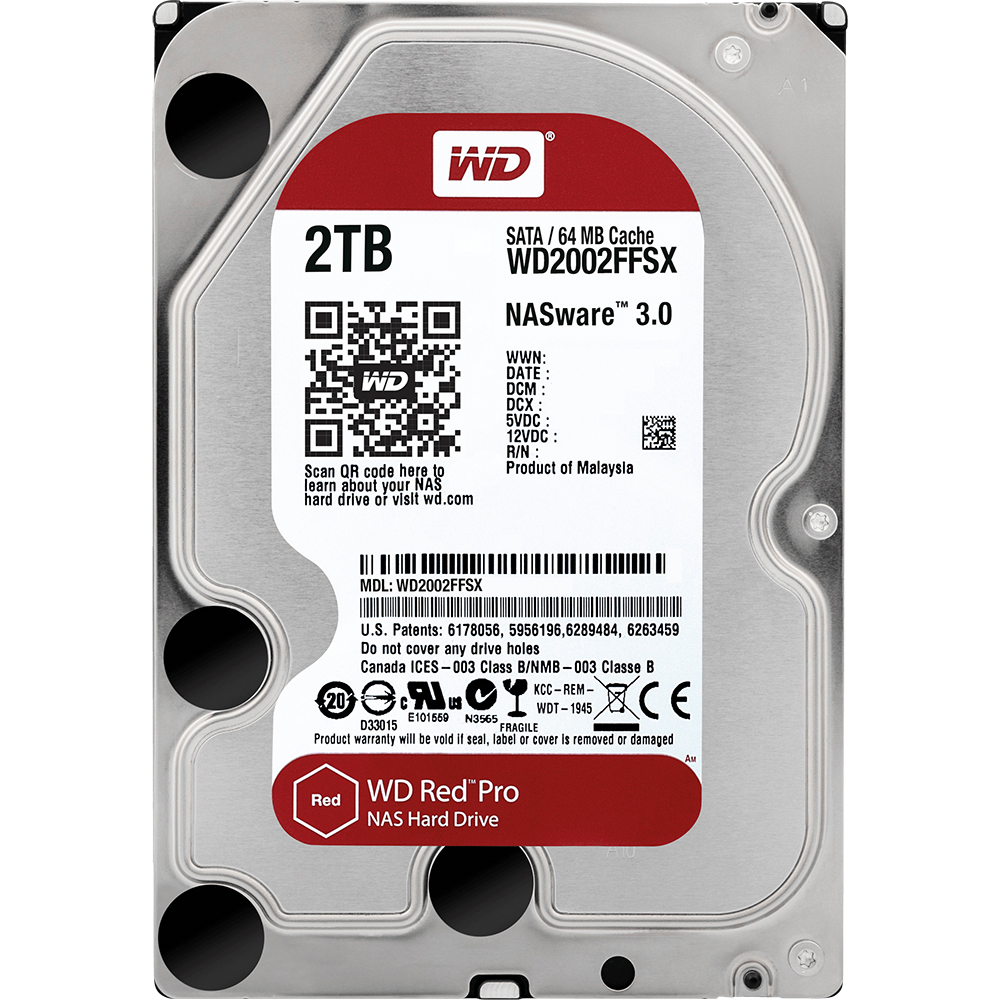 Жорсткий диск WD RED PRO 2TB (WD2002FFSX)