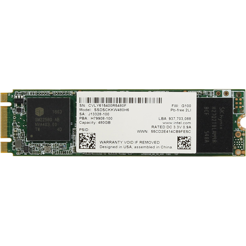 SSD накопитель INTEL 480GB 540S SER (SSDSCKKW480H6X1)