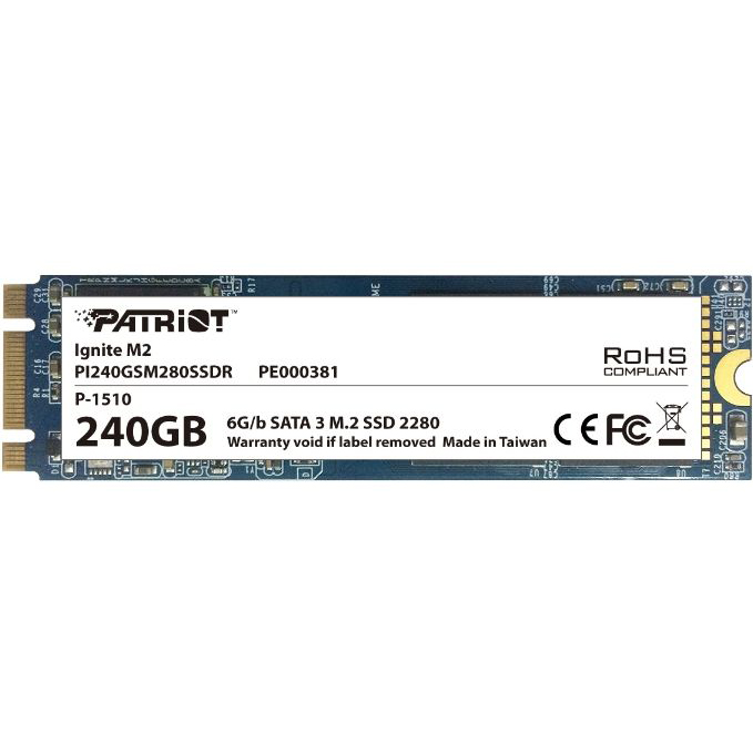 SSD накопичувач PATRIOT 240GB PI240GSM280SSDR