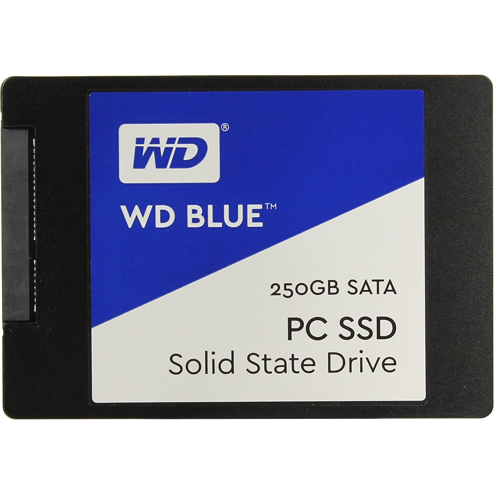 

SSD накопитель WD 250GB BLUE (WDS250G1B0A), SATA2.5" 250GB TLC BLUE WDS250G1B0A